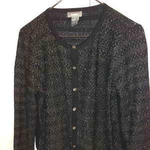 MIXED MEDIA CARDIGAN